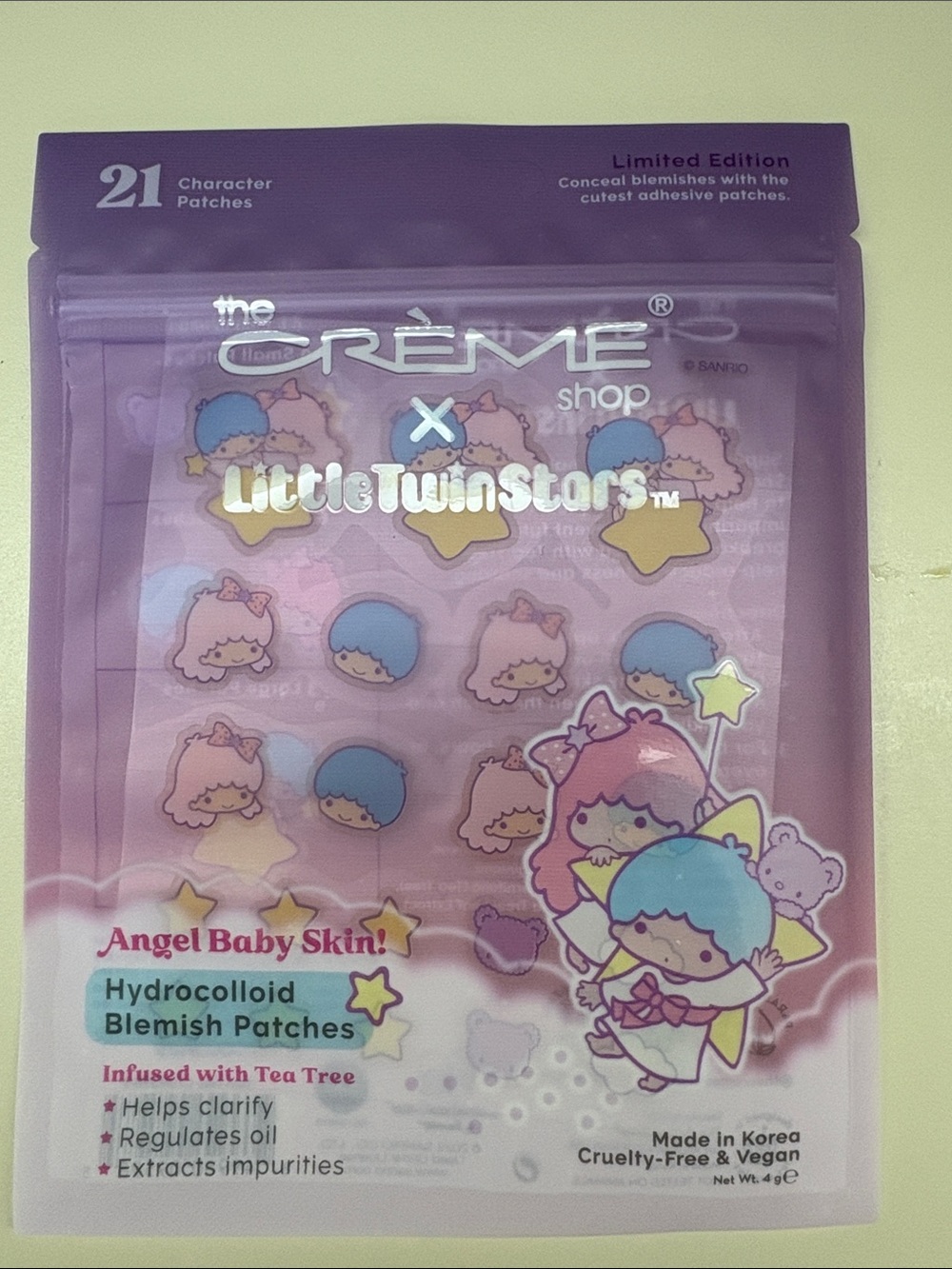 The Crème Shop x Little Twin Stars Hydrocolloid Blemish Patches - Pink
